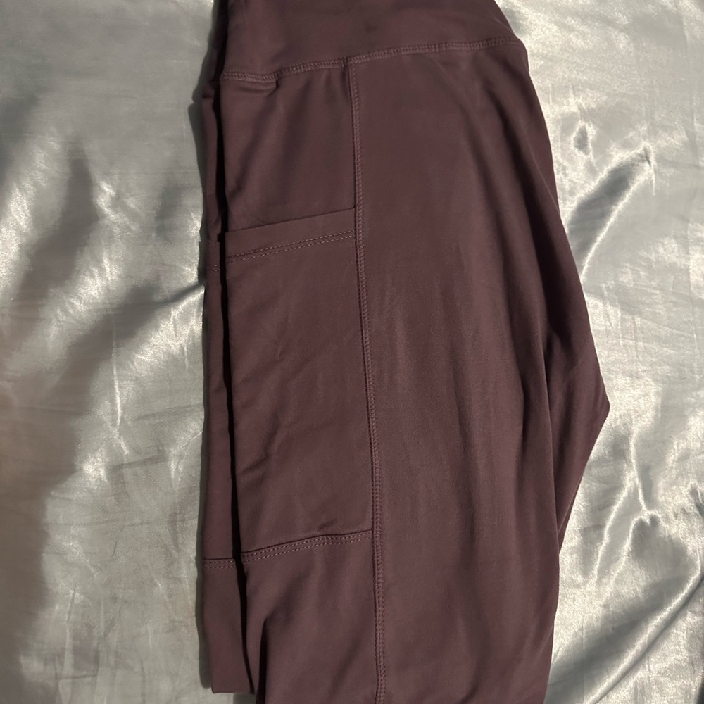 Purple High-Waisted Leggings